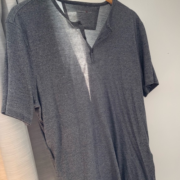 John varvatos shirt sleeve Henley grey - Picture 2 of 3